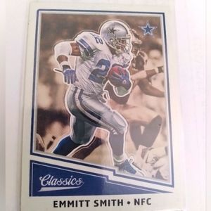 Emmitt Smith classic football card